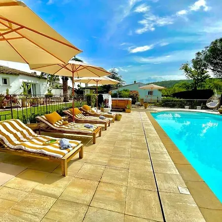 -piscine Chaude Billard Wifi- St Tropez Lägenhet *